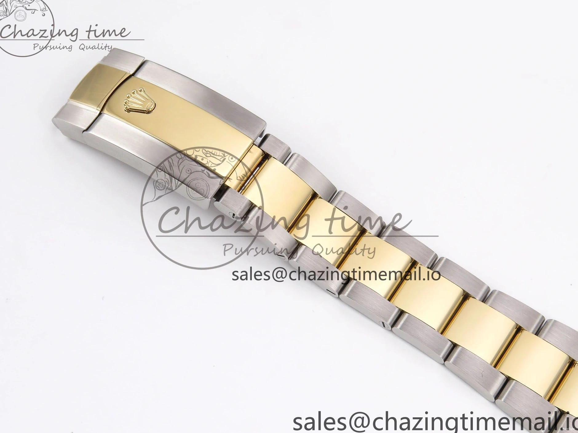 MiroTime 1229 DateJust 41 126333 EWEF Best Edition YG Diamonds Dial on SS YG Oyster Bracelet A Minimalist 973